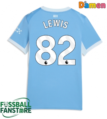 Manchester City Rico Lewis #82 Replik Heimtrikot Damen 2026-27 Kurzarm